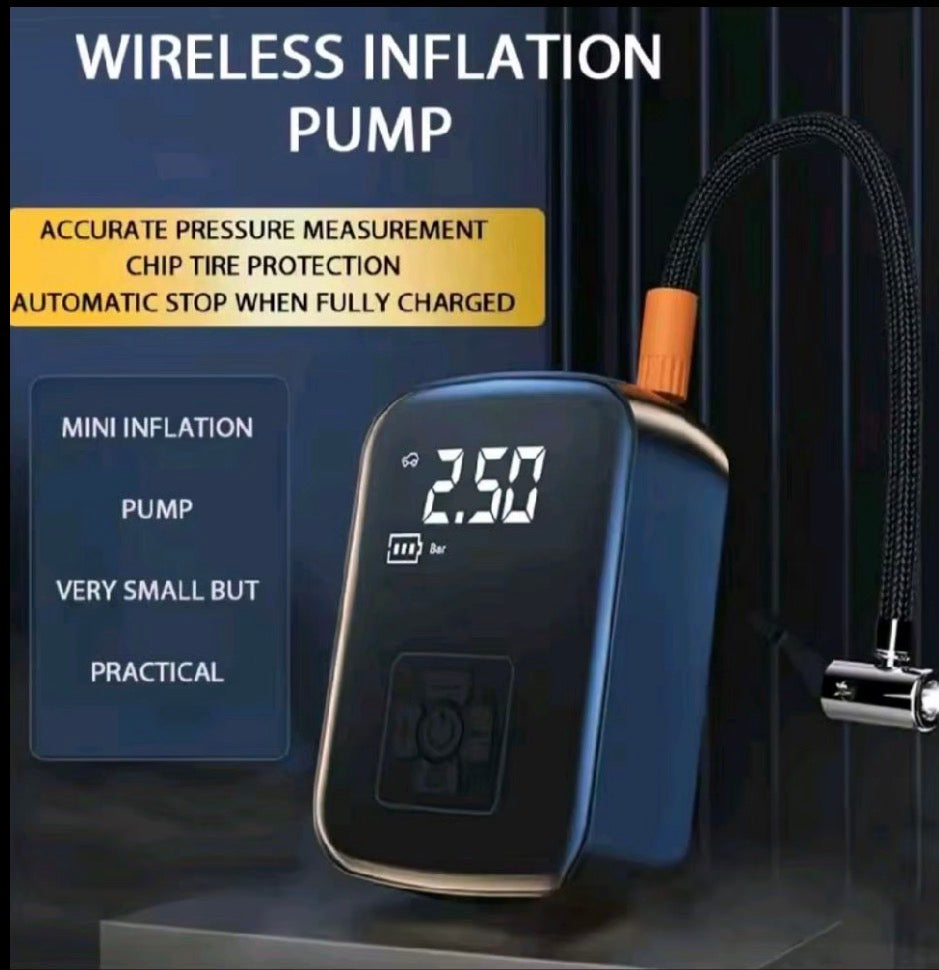 Digital Air Compressor/Pump 13.00cm x 9.50cm with 2.50 Bar Display and Control Buttons