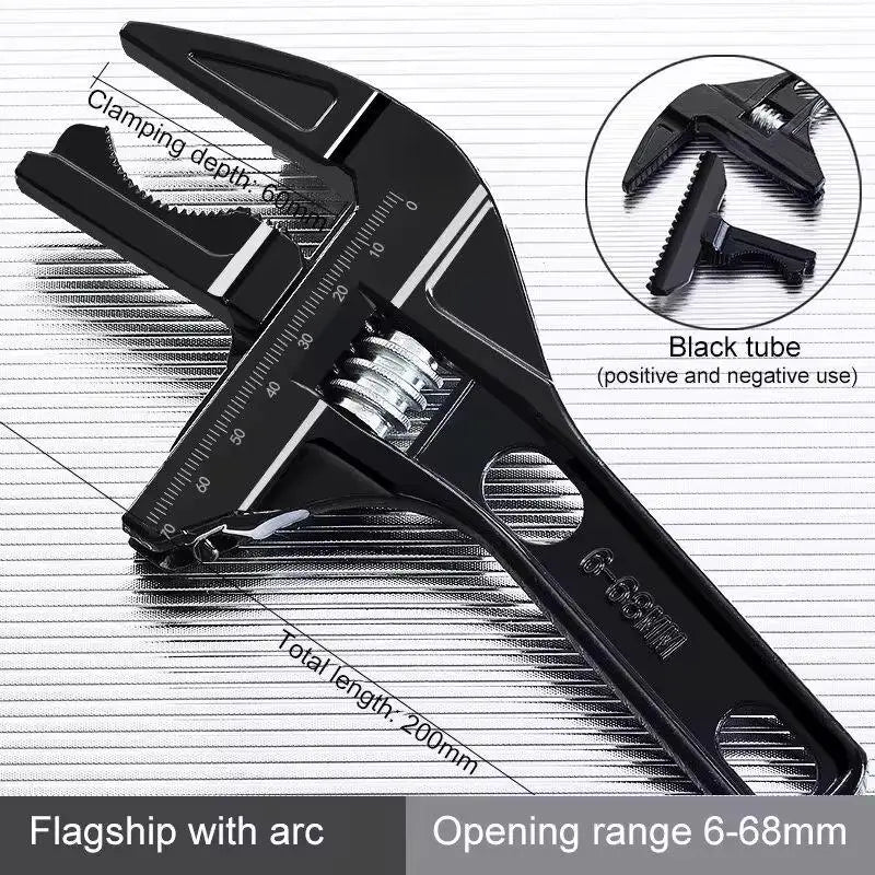 Water Pump Pliers Quick-Release Plumbing Pliers Pipe Wrench Adjustable Water Pipe Clamp Pliers Household Hand Tools Multi-functi